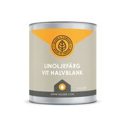 Linoljefärg Vit Halvblank 111005
